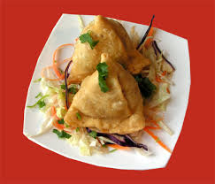 Order 2 Pieces Vegetable Samosas food online from Little India store, Yuba City on bringmethat.com