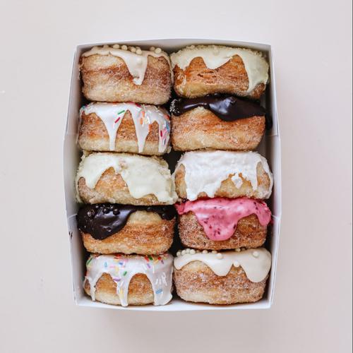 Order Jelly Filled Croissant Doughnut food online from Too Sweet Cakes store, Bend on bringmethat.com