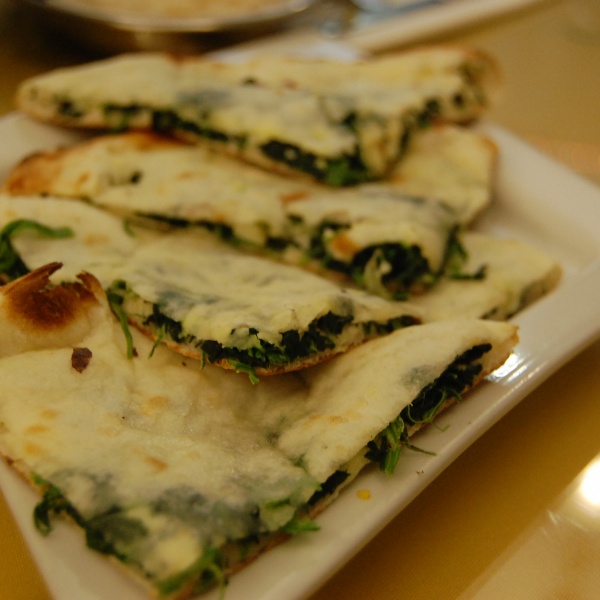 Order Spinach Naan food online from Kafal Restaurant store, Santa Rosa on bringmethat.com