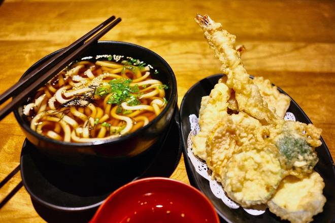 Order Tempura Udon food online from Hot Woks Cool Sushi store, Chicago on bringmethat.com