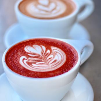 Order Red Velvet Latte food online from Jiaren Cafe store, Santa Clara on bringmethat.com