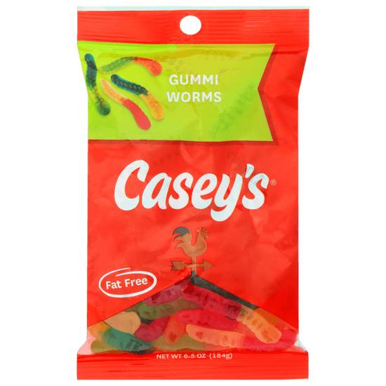 Order Casey's Gummi Worms 6.5oz food online from Caseys Carry Out Pizza store, Chandler on bringmethat.com