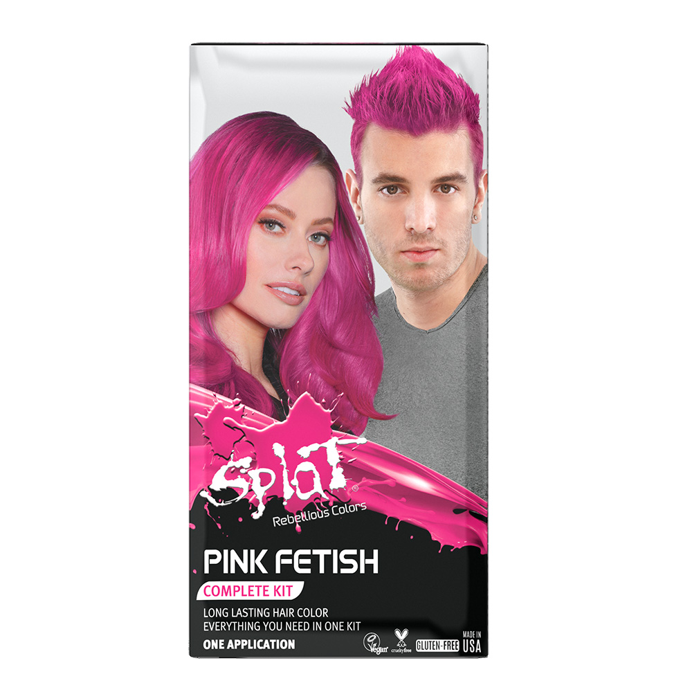 Order Splat Complete Kit with Bleach and Semi Permanent Hair Color, Pink Fetish food online from Rite Aid store, Cathedral City on bringmethat.com