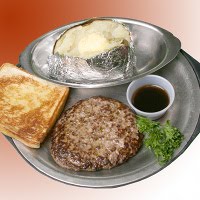 Order 12. 8 oz Grilled Chopped Steak food online from Mackie Steakhouse store, Oklahoma City on bringmethat.com