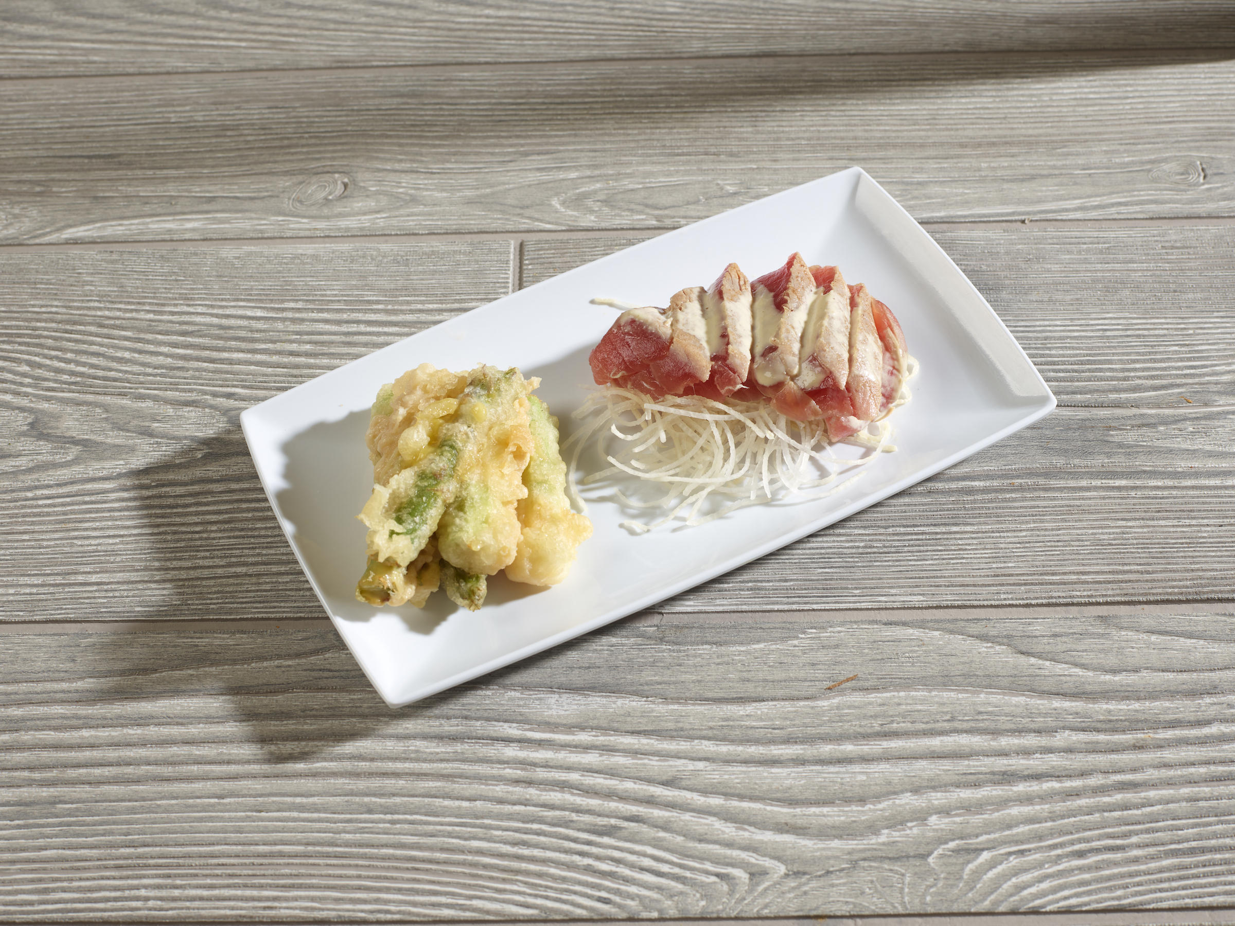 Order Ahi Tuna Asparagus food online from Sushi Basho store, Littleton on bringmethat.com