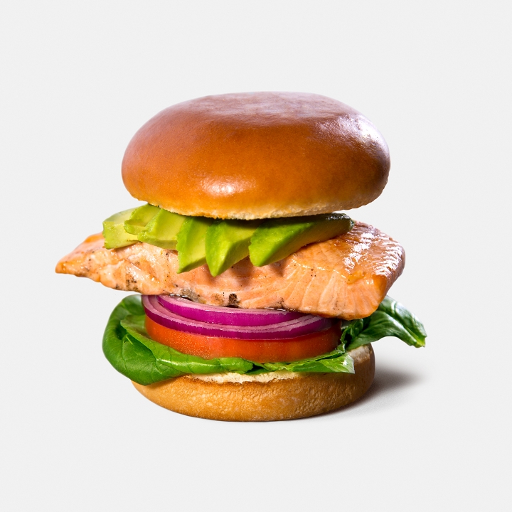 Order Salmon Burger food online from Proteinhouse store, Marlborough on bringmethat.com
