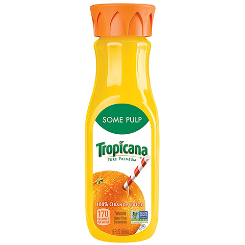 Order Tropicana Orange Juice, Some Pulp 12oz food online from 7-Eleven store, Stockton on bringmethat.com