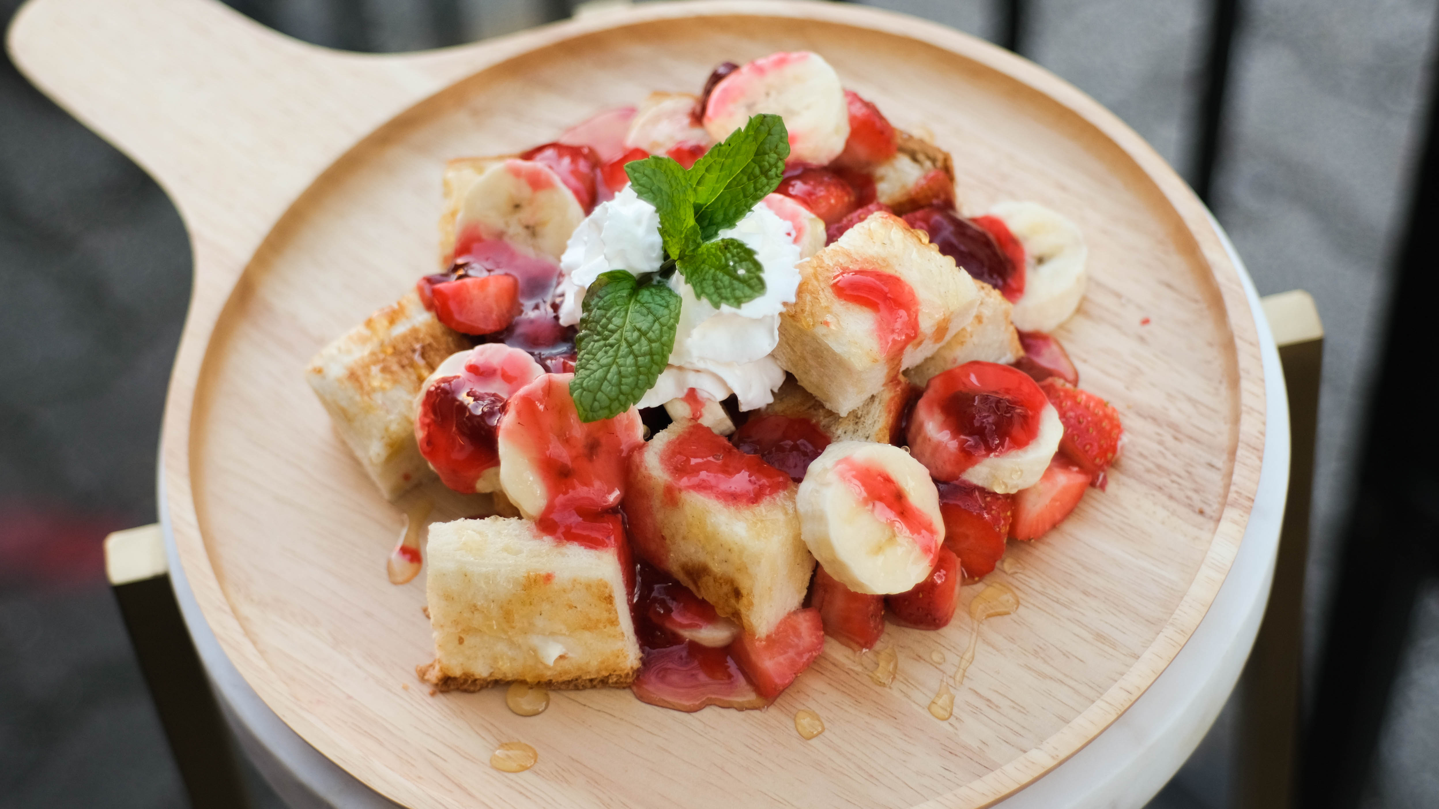 Order Fruity & Honey toast food online from Sweeteria store, Silver Spring on bringmethat.com