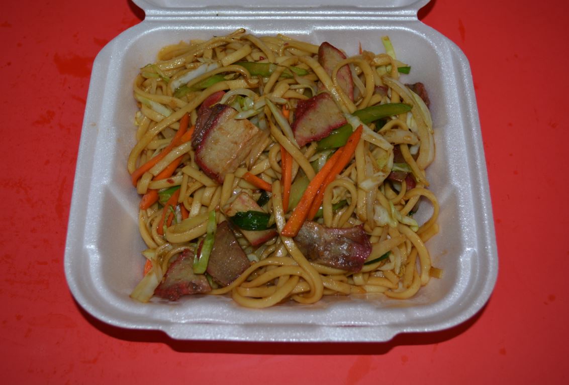 Order N7. Lo Mein with BBQ Pork  food online from Canton Express store, Plano on bringmethat.com