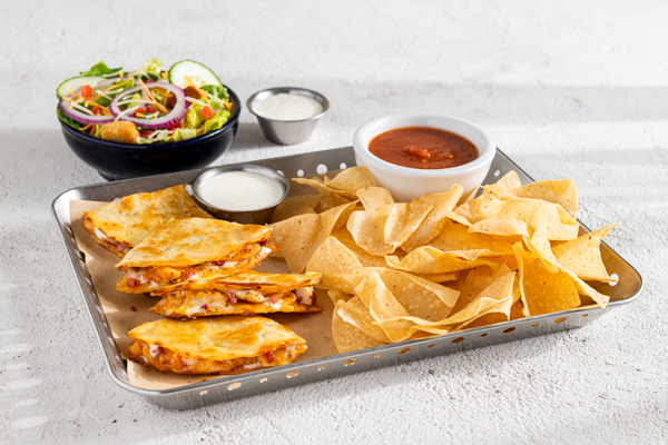 Order Lunch Combo - Half Order Bacon Ranch Chicken Quesadillas food online from Chilis store, Plainfield on bringmethat.com