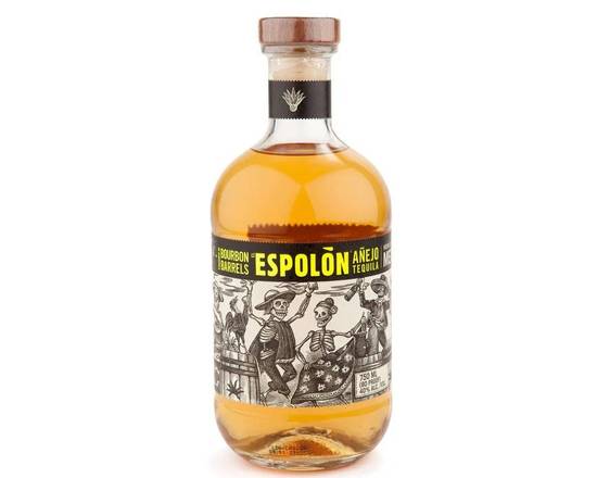 Order ESPOLON TEQUILA ANEJO FINISHED IN BOURBON BARRELS 80 1L  food online from House Of Wine store, New Rochelle on bringmethat.com