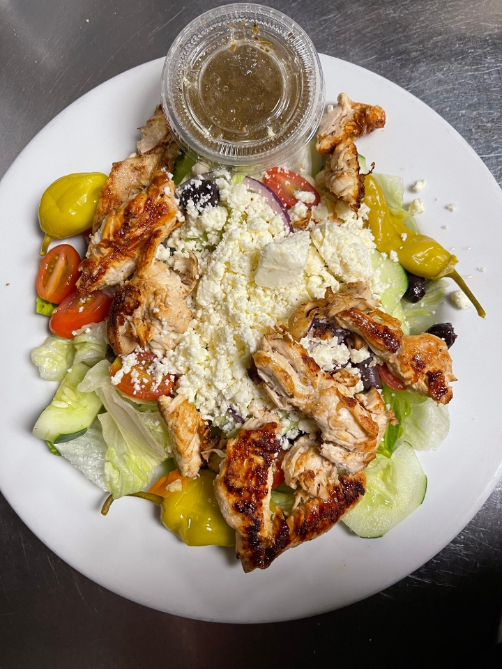 Order Large Greek Chicken food online from New York J and P Pizza store, Mount Airy on bringmethat.com