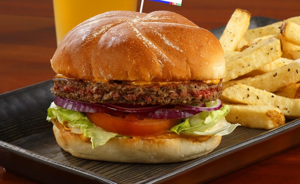 Order Impossible Burger food online from Hurricane Grill & Wings store, Poughkeepsie on bringmethat.com