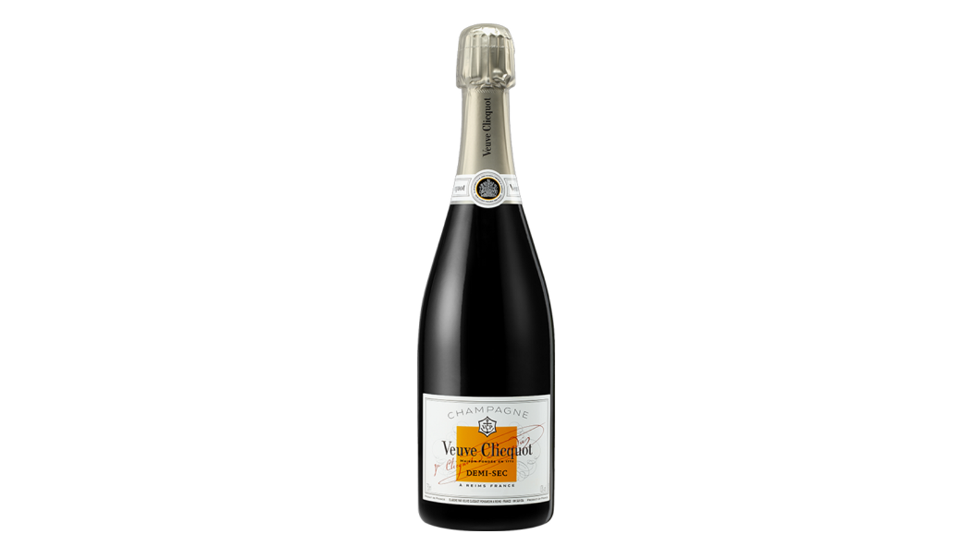 Order Veuve Clicquot Demi-Sec Champagne Blend Sparkling Wine 750mL food online from Golden Rule Liquor store, West Hollywood on bringmethat.com