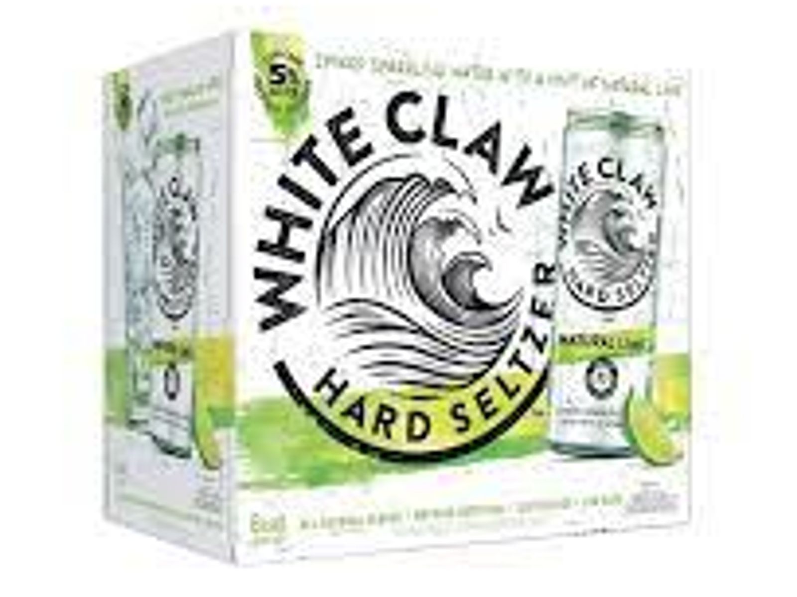 Order 6 PACK White Claw 'Natural Lime' 12oz can food online from Angelo's Wine Bar store, Chicago on bringmethat.com