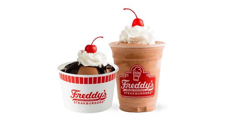 Order Chocolate Brownie Delight food online from Freddy's Frozen Custard and Steakburgers store, Decatur on bringmethat.com