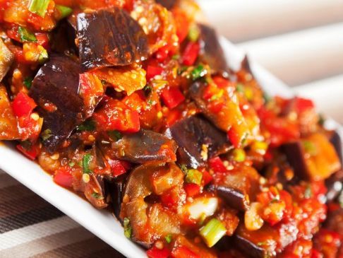 Order Sauced Eggplant food online from Rumi Mediterranean Grill House store, Pittsburgh on bringmethat.com