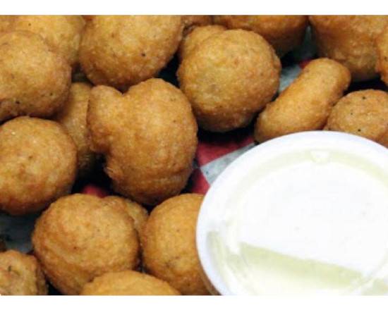 Order Fried Mushrooms food online from Menches Brothers Restaurant and Pub store, Uniontown on bringmethat.com