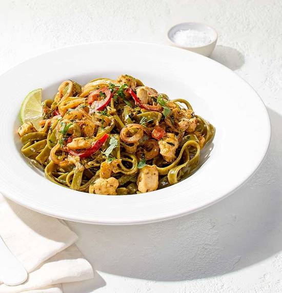 Order CHICKEN TEQUILA FETTUCCINE food online from California Pizza Kitchen store, Pasadena on bringmethat.com