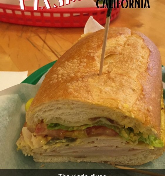 Order The Vlade Divac Sandwich food online from Hey That's Amore store, Pasadena on bringmethat.com