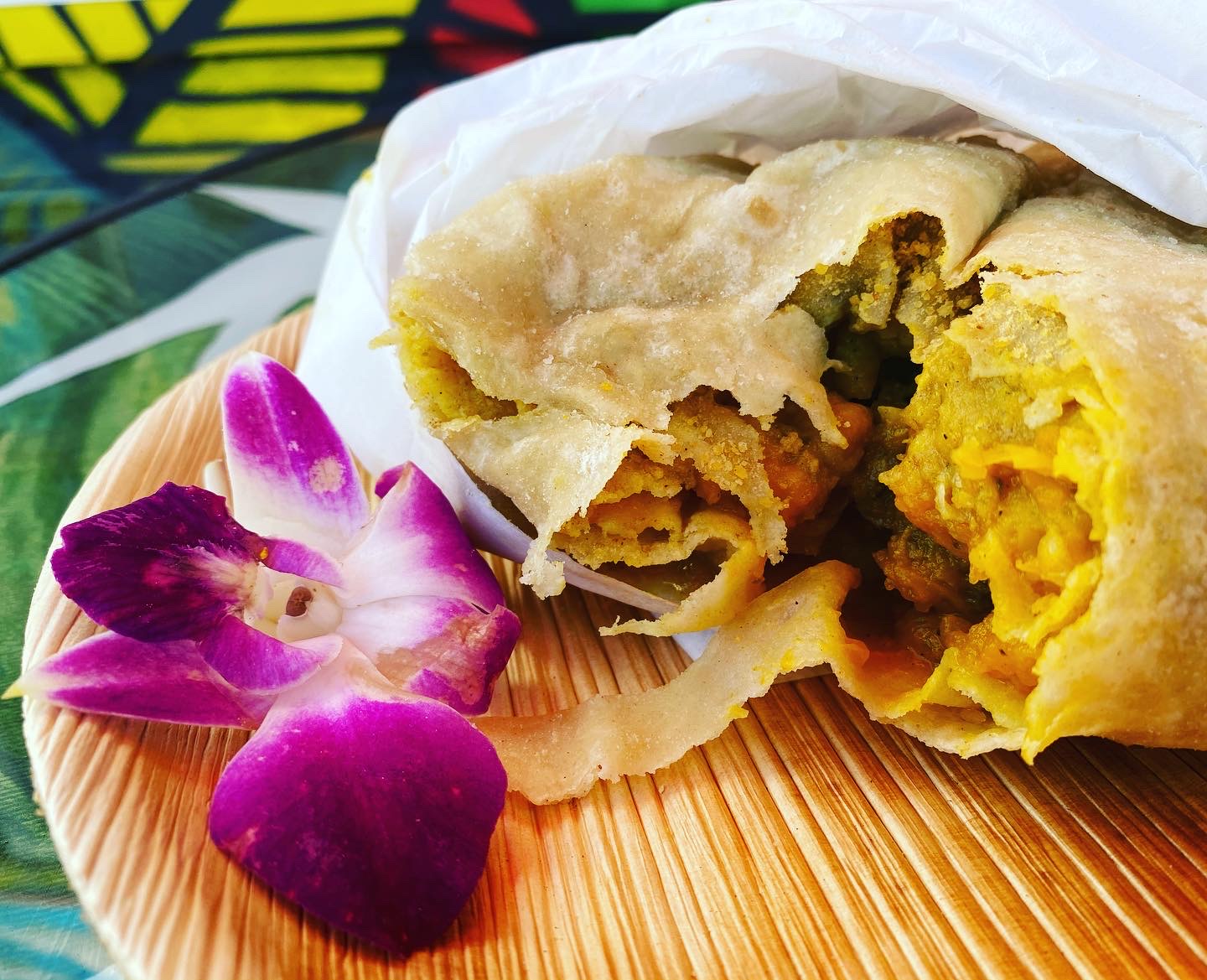 Order Curry Chicken Roti food online from Cocobreeze store, Oakland on bringmethat.com