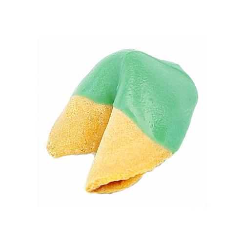 Order Green Chocolate Covered Fortune Cookies food online from Fancy Fortune Cookies store, Indianapolis on bringmethat.com