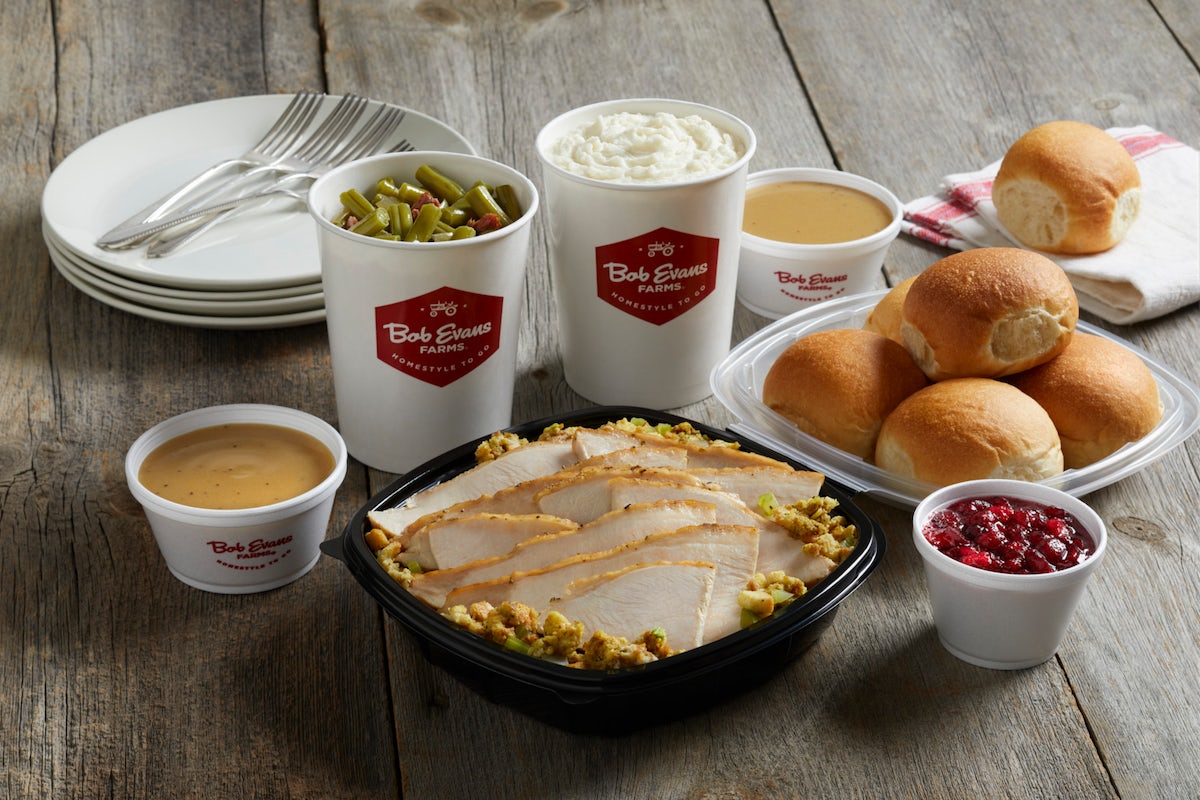 Order Slow-Roasted Turkey & Dressing Family Meal  food online from Bob Evans store, Wooster on bringmethat.com