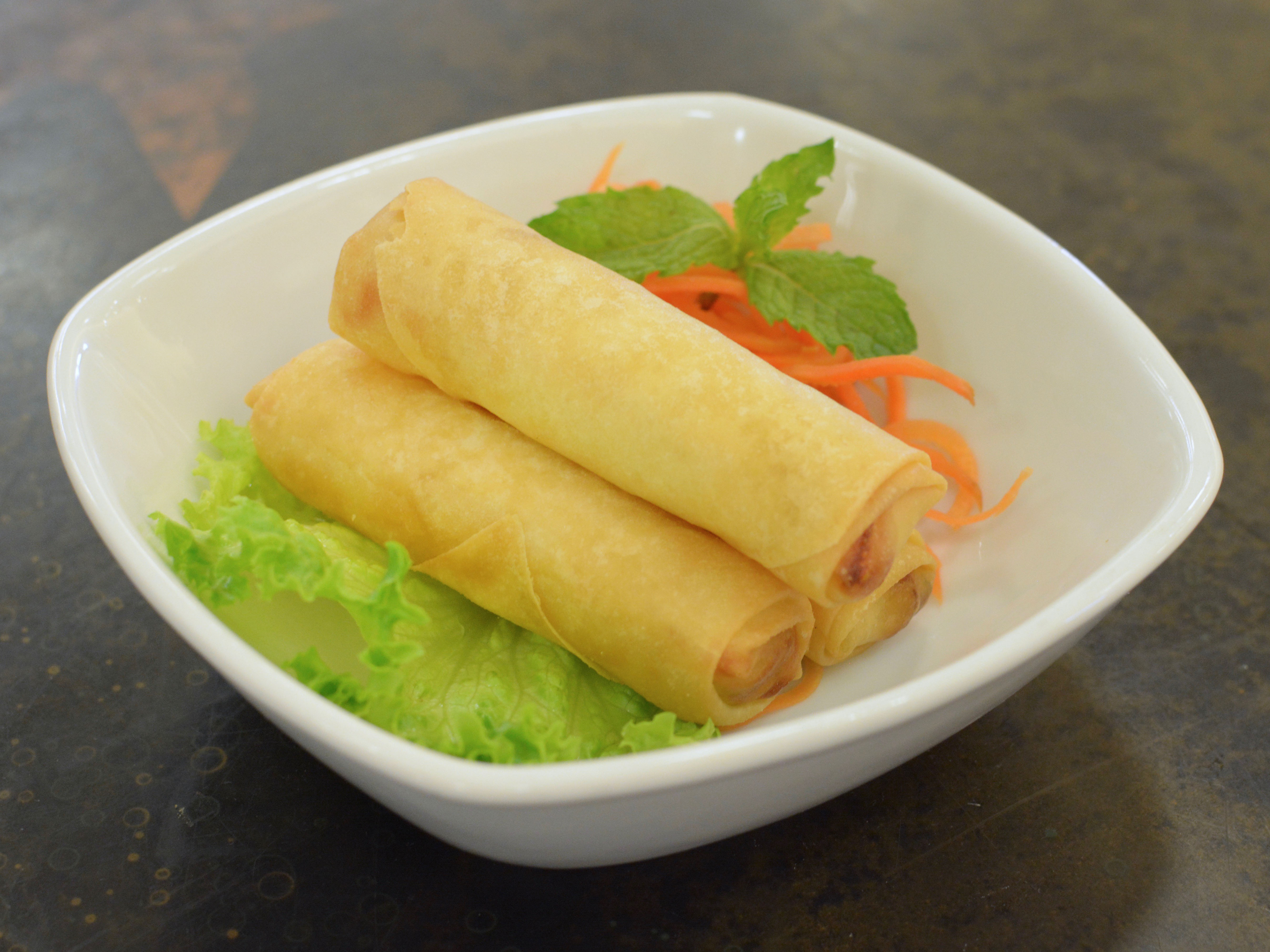 Order A6. Spring Rolls Plate food online from Lil' Bowl store, Manassas on bringmethat.com