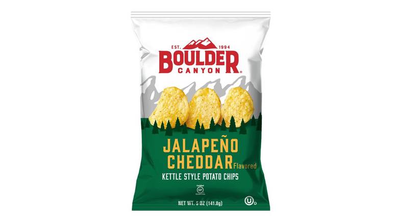 Order Boulder Canyon Potato Chips - Jalapeno Cheddar food online from Trumbull Mobil store, Trumbull on bringmethat.com