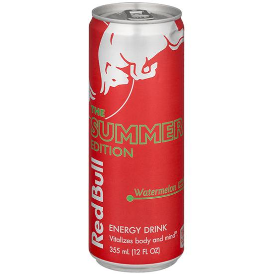 Order Red Bull Watermelon 12oz food online from Casey store, Council Bluffs on bringmethat.com