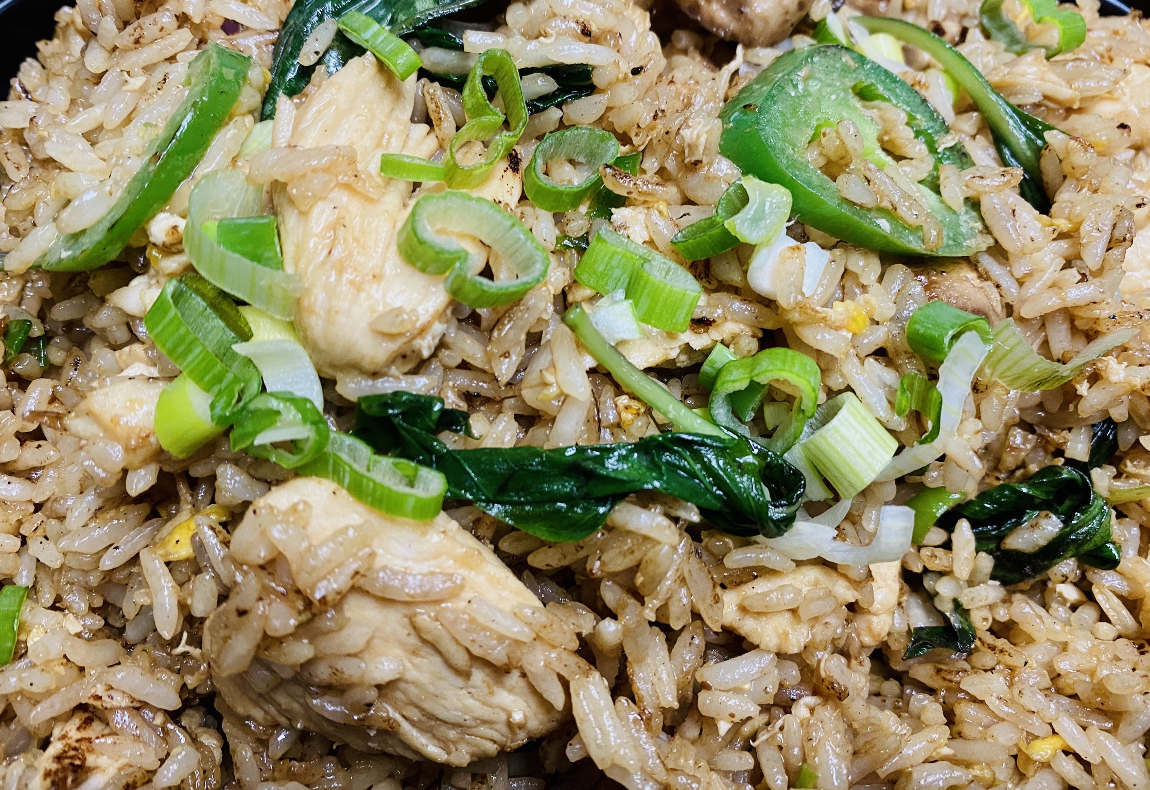 Order Thai Basil Fried Rice food online from Min Min Asian Cafe store, Chicago on bringmethat.com