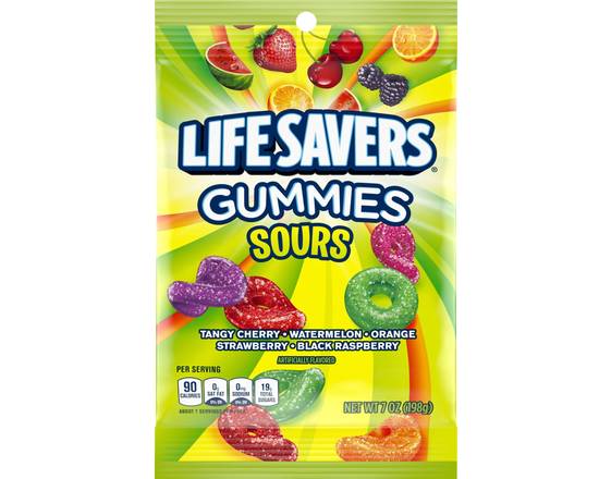 Order Life Saver Gummies Sour food online from Exxonmobil store, Dallas on bringmethat.com