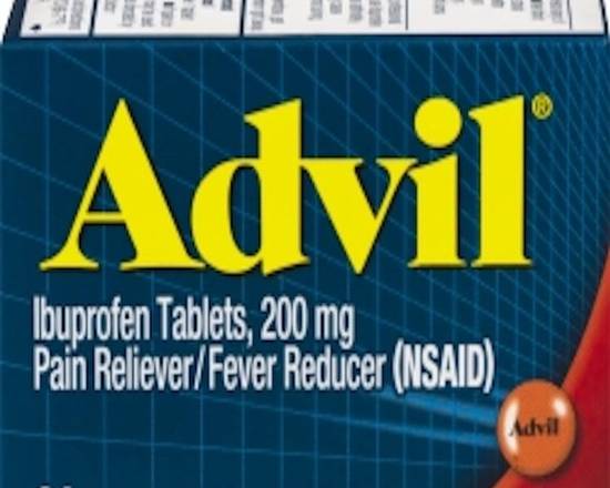 Order Advil 200mg Coated Ibuprofe n Tablets - 24 ct food online from Pit Stop Liquor Mart store, El Monte on bringmethat.com