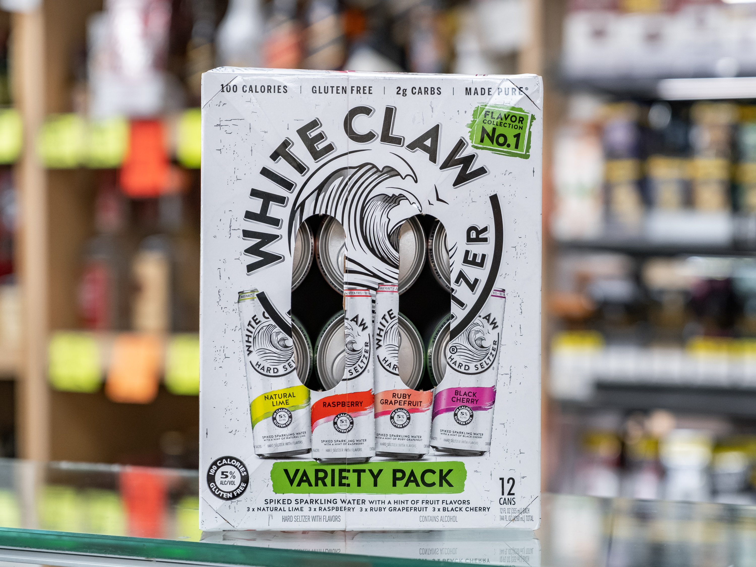 Order White Claw Hard Seltzer Variety Pack food online from Circle S Food Store store, Orange on bringmethat.com