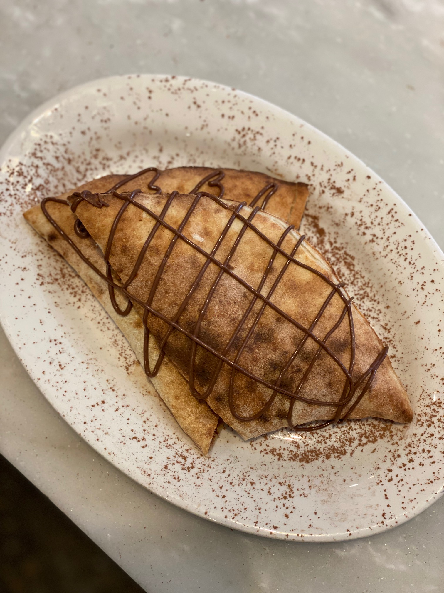 Order Nutella Calzone food online from Harlem Pizza Co store, New York on bringmethat.com