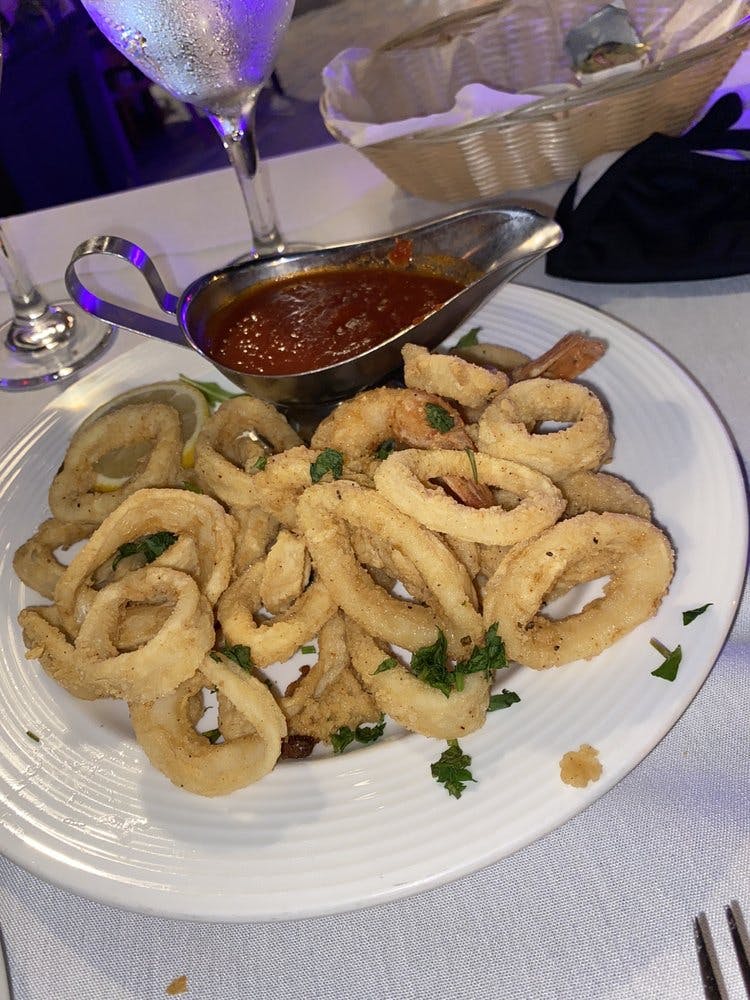 Order Fritto Misto - Appetizer food online from Aroma Restaurant store, Ventnor City on bringmethat.com