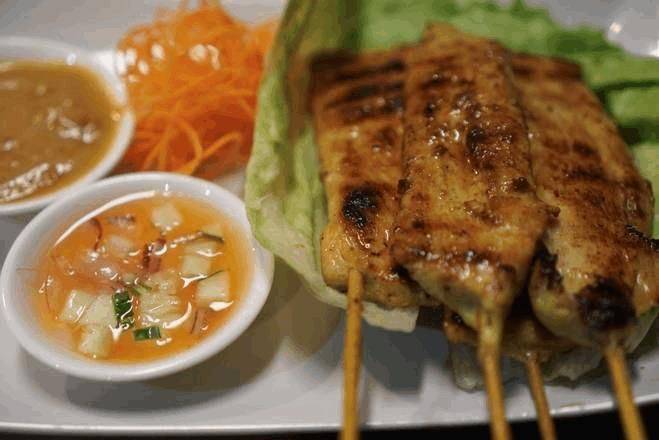 Order Chicken Satay food online from Thai Tamarind store, Bellevue on bringmethat.com