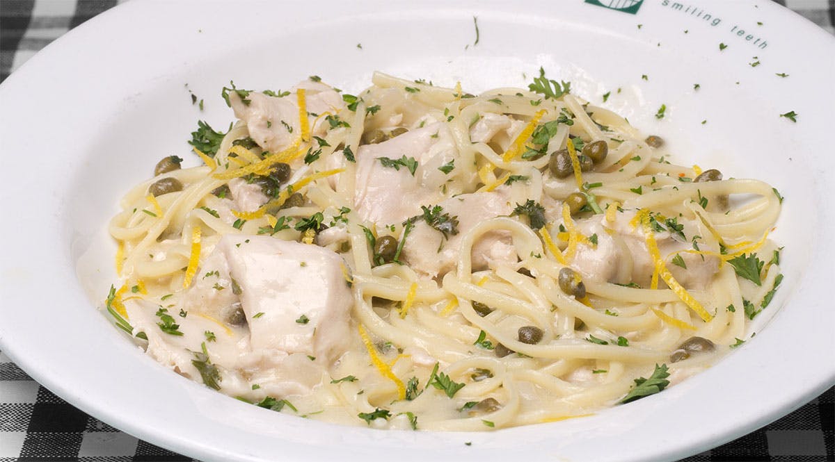Order Chicken Piccata - Pasta food online from Bucceto's store, Bloomington on bringmethat.com