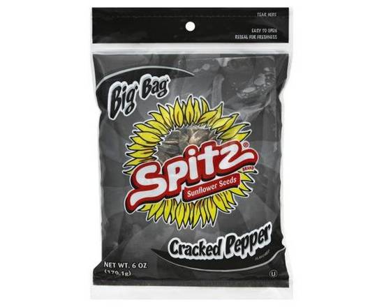Order Spitz Sunflower Seeds Cracked Pepper 6oz food online from Rocket store, Palm Springs on bringmethat.com