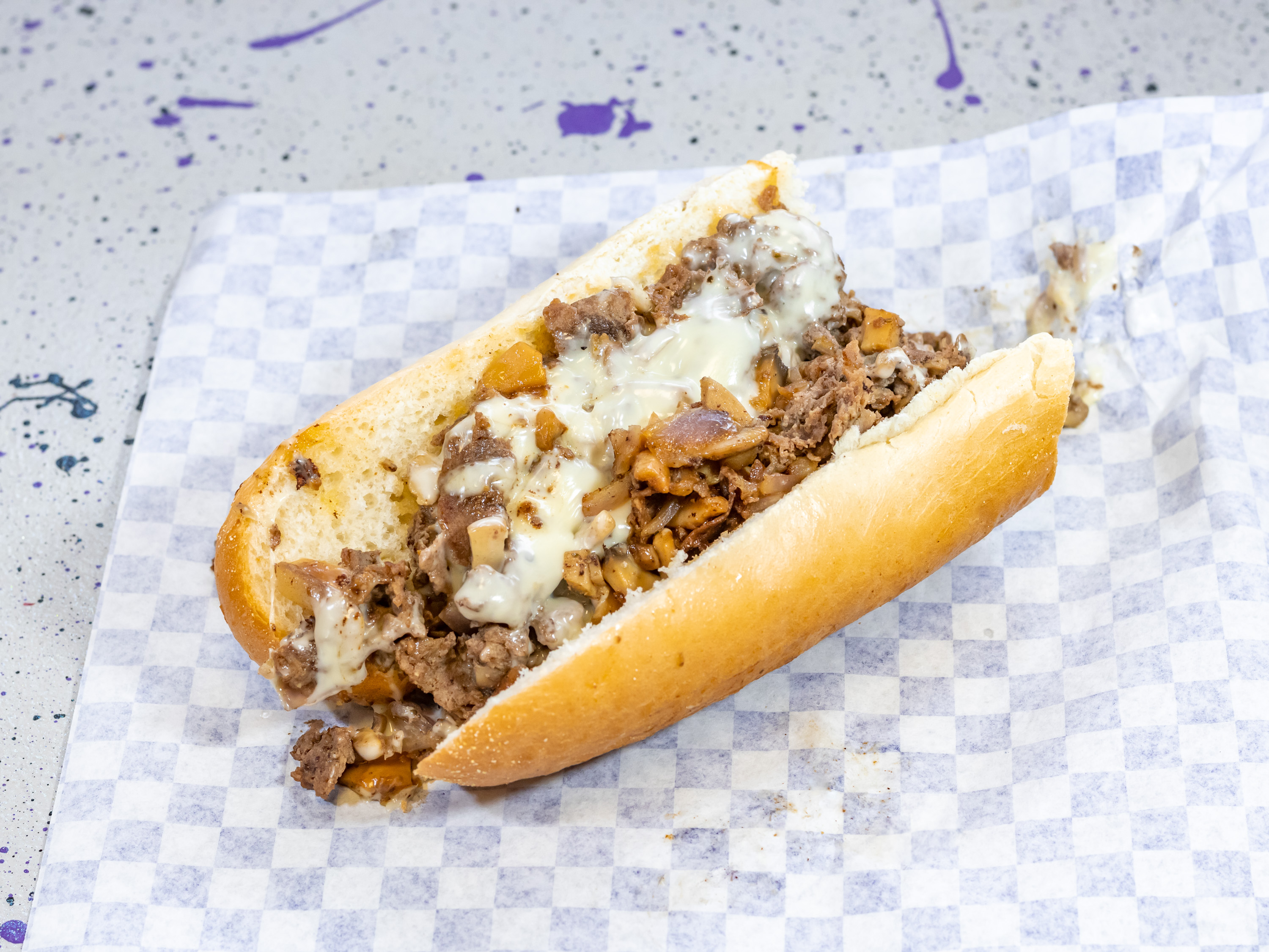 Order Philly Steak Sub food online from Magic Subs And Gyros store, Barberton on bringmethat.com
