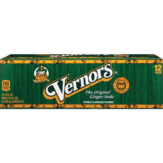 Order Vernor's Ginger Soda 12-Pack of 12oz Cans food online from CVS store, GROSSE POINTE on bringmethat.com