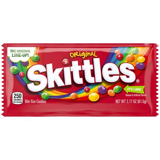 Order SKITTLES Original Chewy Candy, Full Size, 2.17 oz Bag food online from Cvs store, MONTEZUMA on bringmethat.com