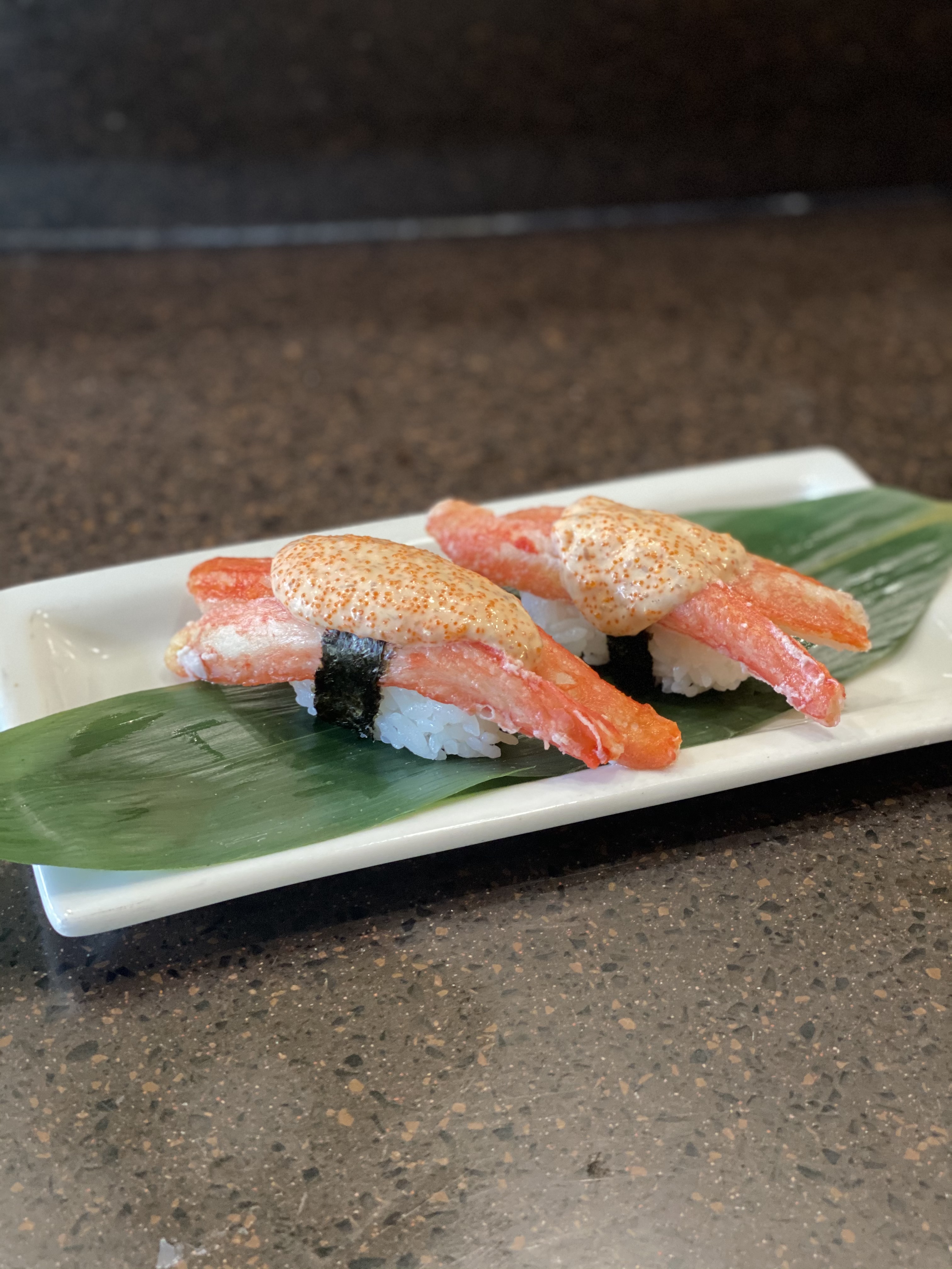 Order Snow Crab with Sesame Mayo Sushi food online from Kanpai Japanese Sushi Bar and Grill store, Los Angeles on bringmethat.com