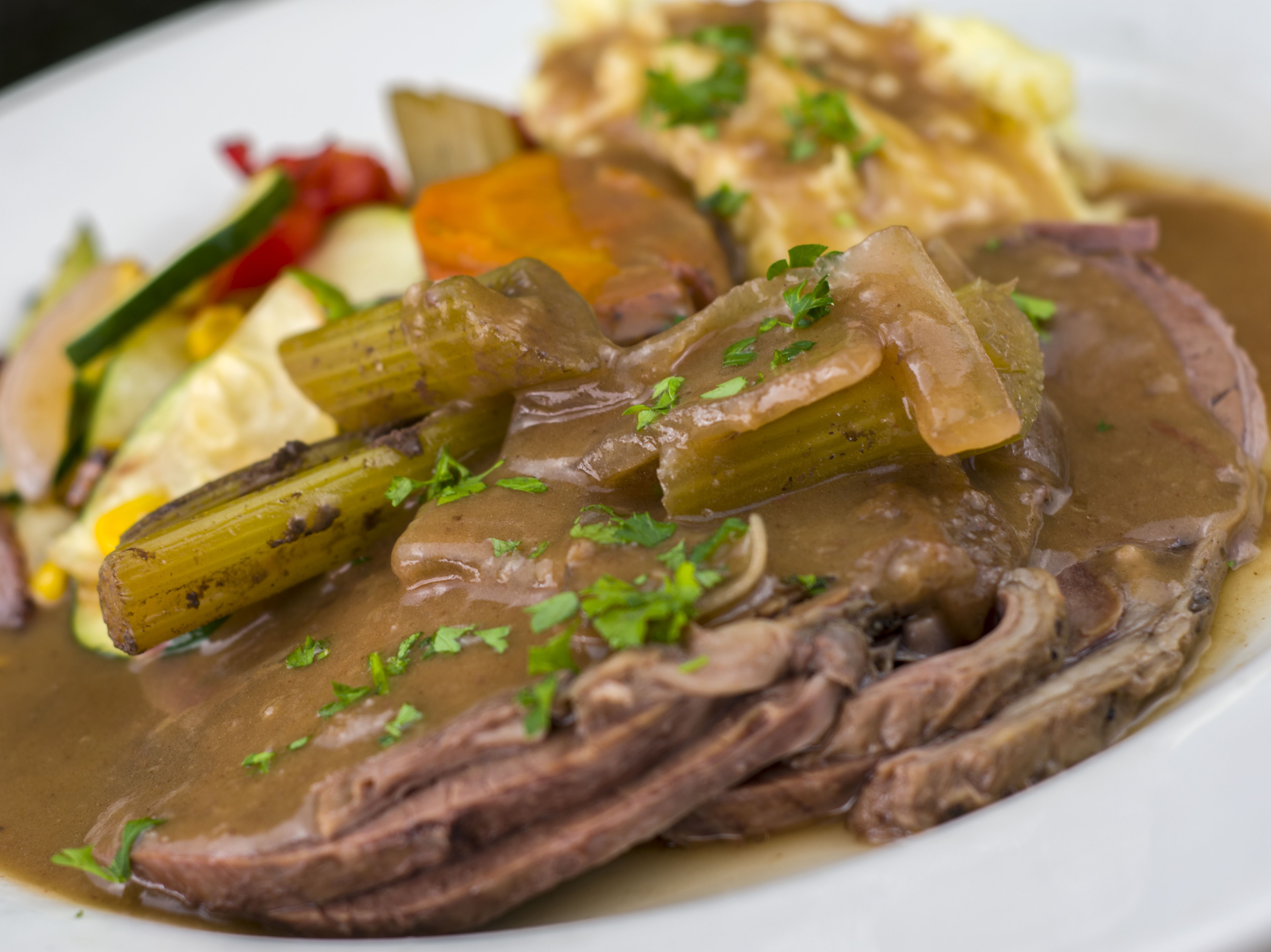 Order Gluten-Free Country Pot Roast food online from D.H. Lescombes Winery & Bistro store, Las Cruces on bringmethat.com