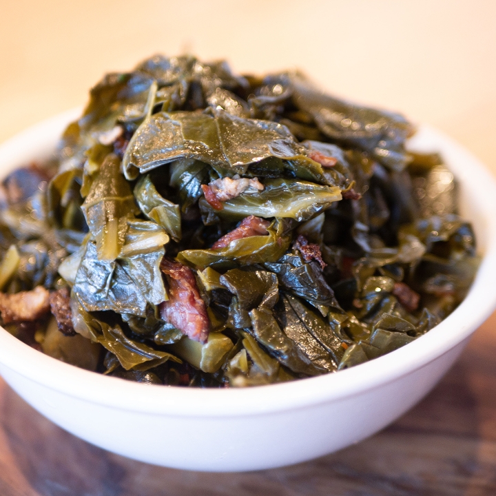 Order Collard Greens food online from Holy Cow Bbq store, Culver City on bringmethat.com
