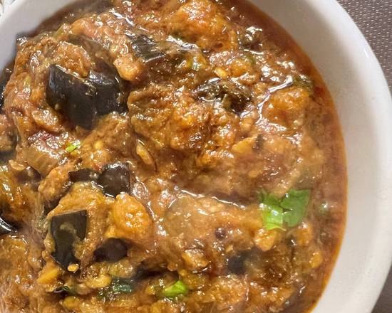 Order EGGPLANT CURRY 8oz food online from Masala & Curry store, Nashville on bringmethat.com