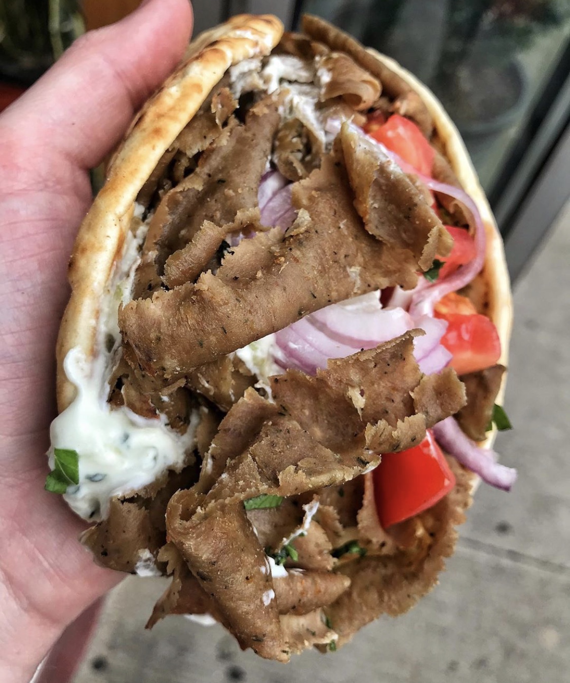 Order Gyro Pita Sandwich food online from District North store, Columbus on bringmethat.com