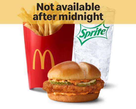 Order Spicy Crispy Chicken Sandwich Meal food online from Mcdonald® store, SHERWOOD on bringmethat.com