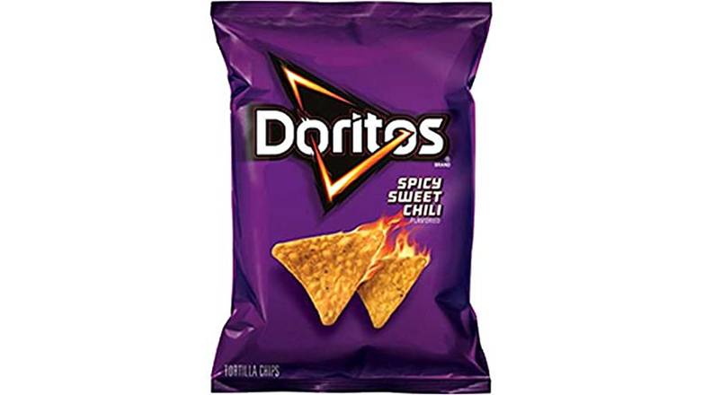 Order Doritos Spicy Sweet Chili Flavored Tortilla Chip food online from Trumbull Mobil store, Trumbull on bringmethat.com