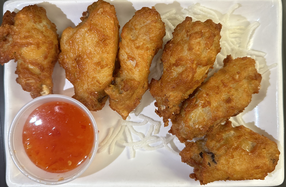 Order Crispy Chicken Wings  (4) food online from New Leaf Chinese & Japanese Cuisine store, Philadelphia on bringmethat.com
